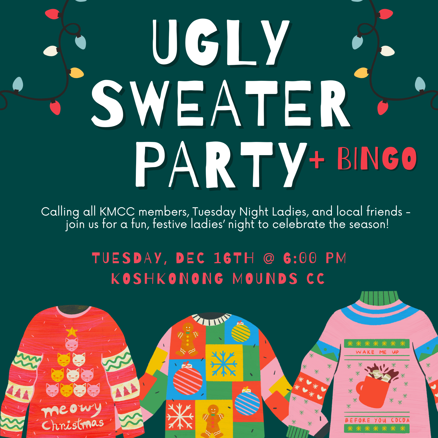 2025 Ladies Xmas Party Invite