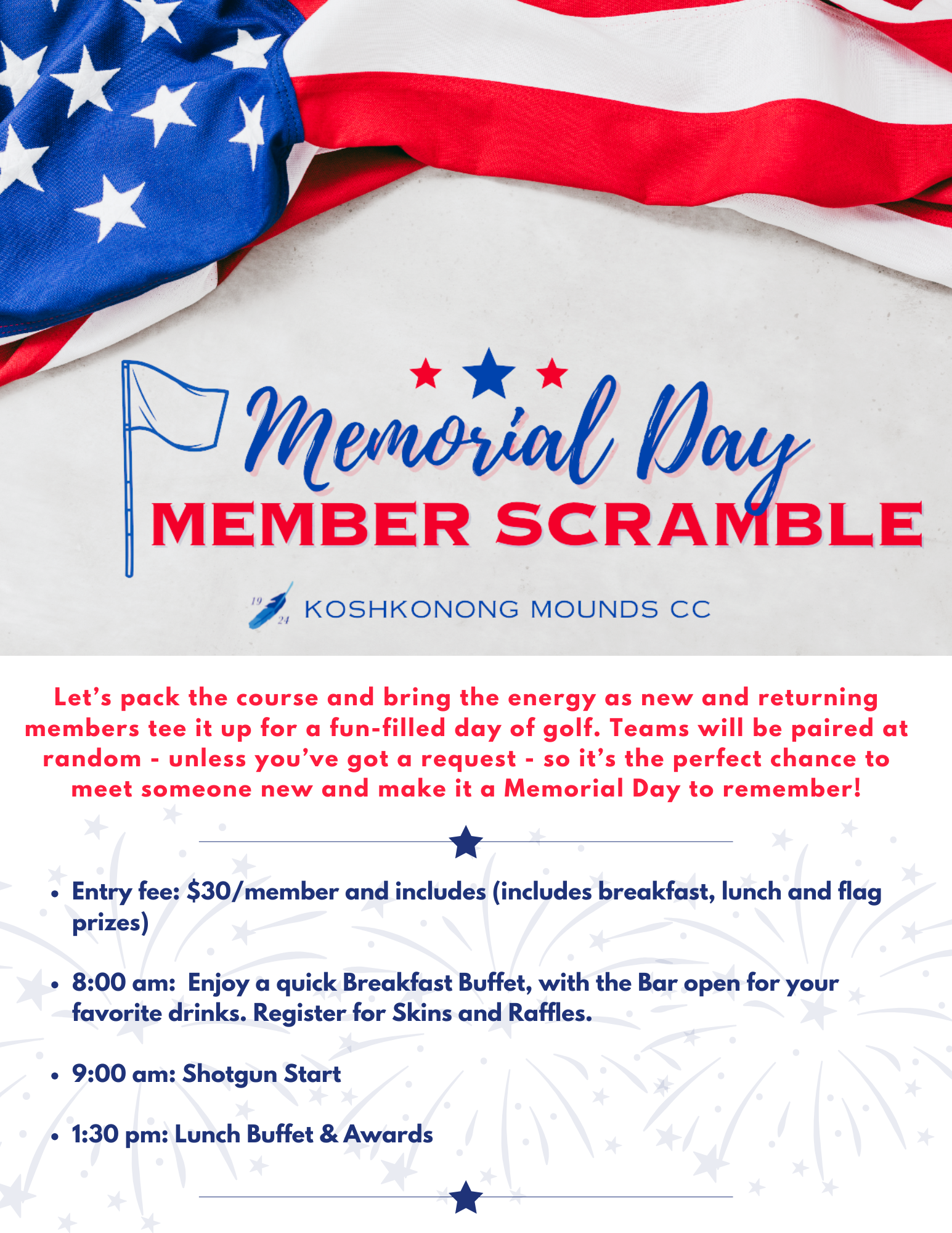 2025 Memorial Day Flyer