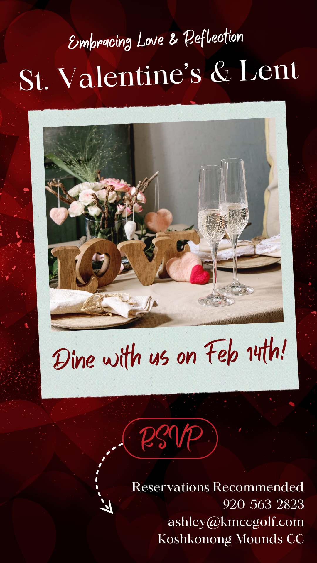 St Valentines Lent Dinner